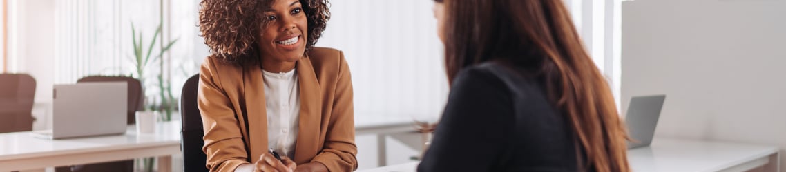 Photo of Women discussing billing options