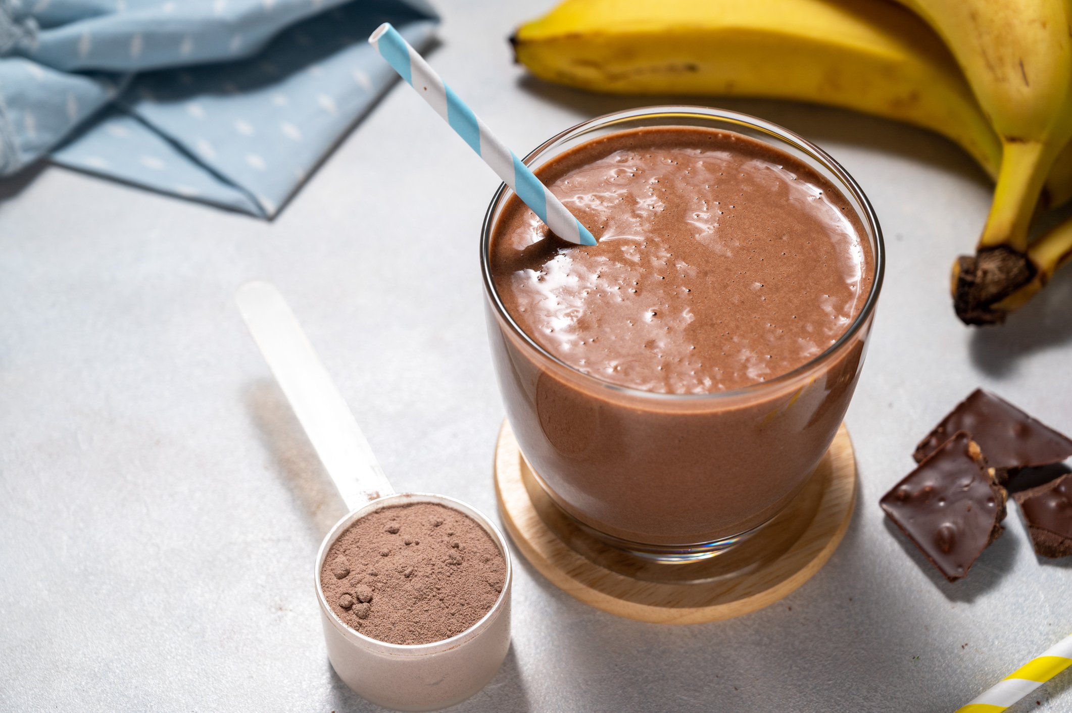 Photo of a Peanut Butter Chocolate Smoothie