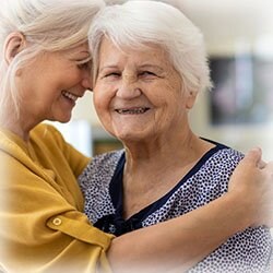 Photo of woman with her mother