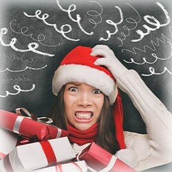 Image of Stressed Gift Giver