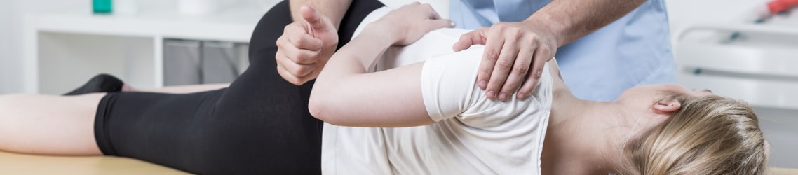 Photo of woman at chiropractor