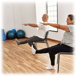 Photo of people doing exercise for arthritis 