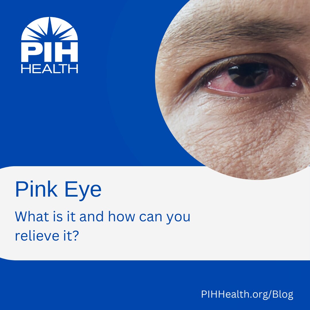 graphic of pink eye with title of the blog