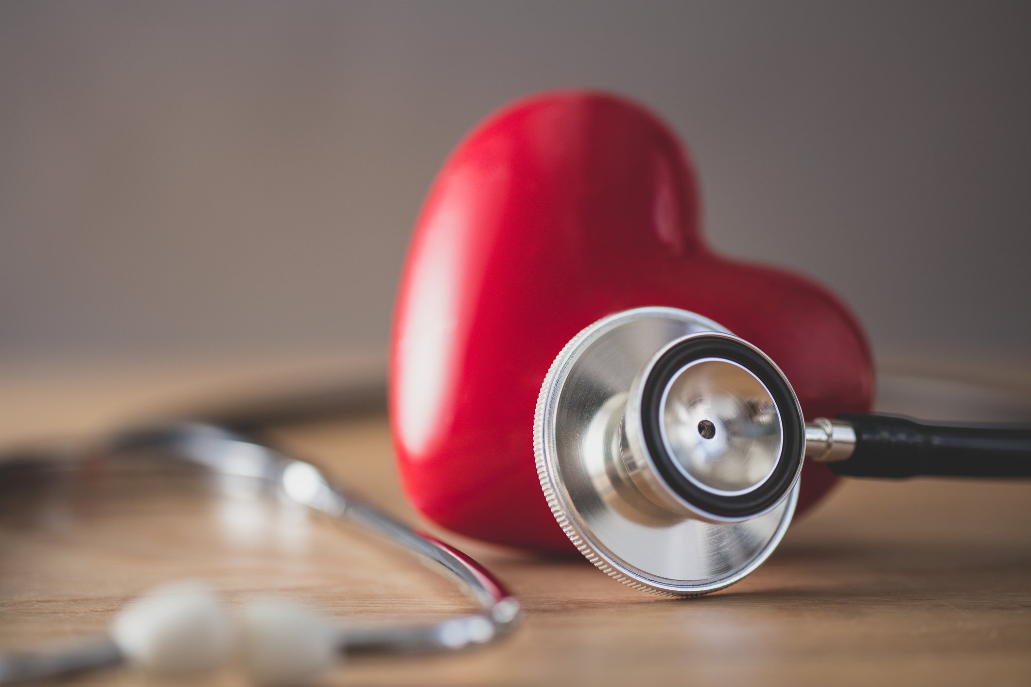 photo of a plushy heart with a stethoscope around it