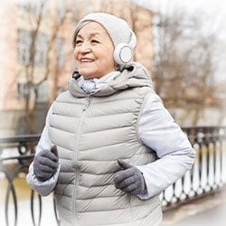 Photo of Woman Exercising in the Winter Weather