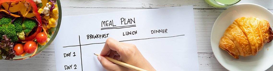 Photo of a meal plan