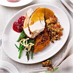 Photo of a thanksgiving plate