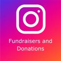 Instagram logo for Fundraisers and Donations